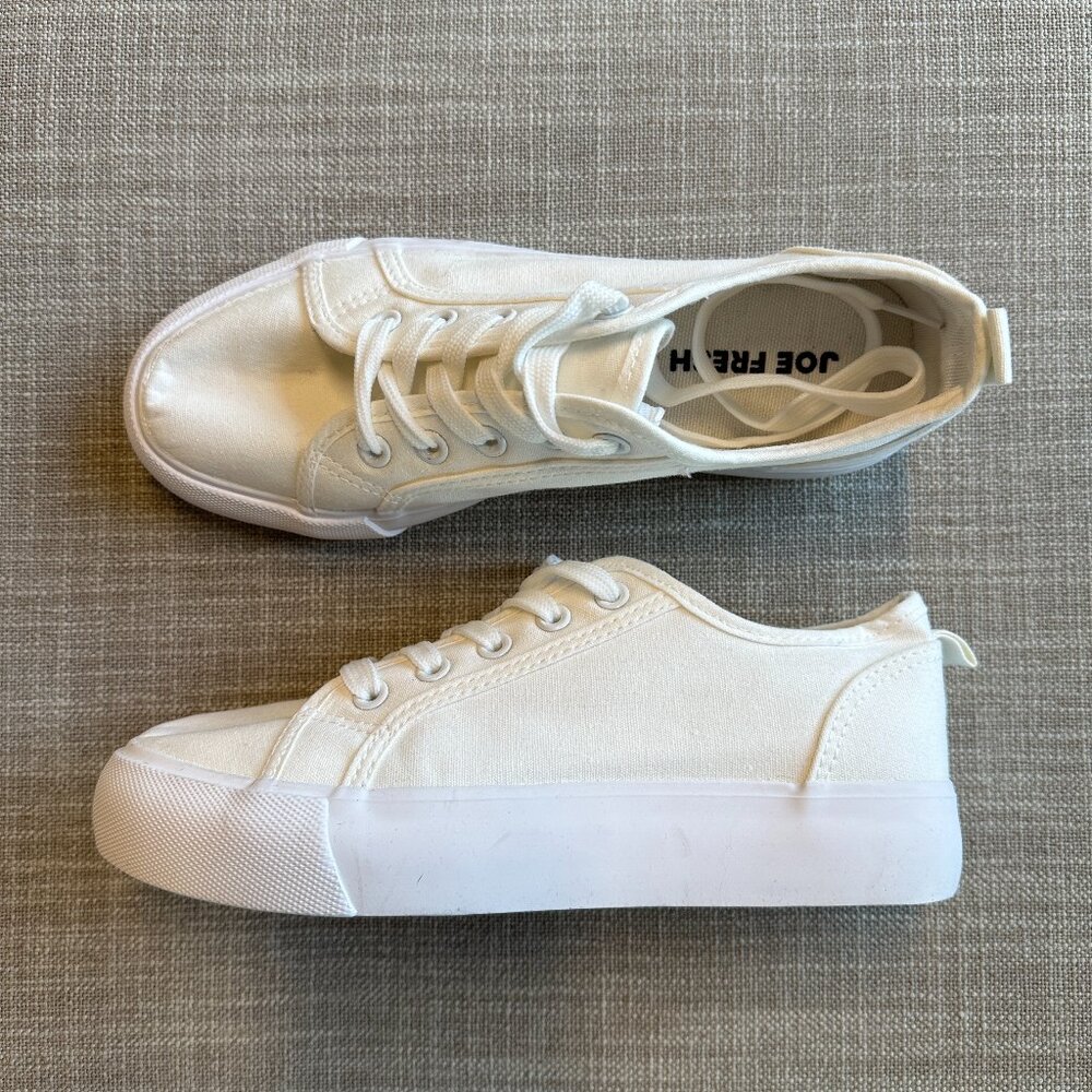 Joe Fresh White Canvas Sneakers